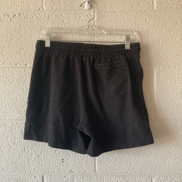 Athletic Works Black Drawstring Sweat Shorts M - Picture 3 of 5